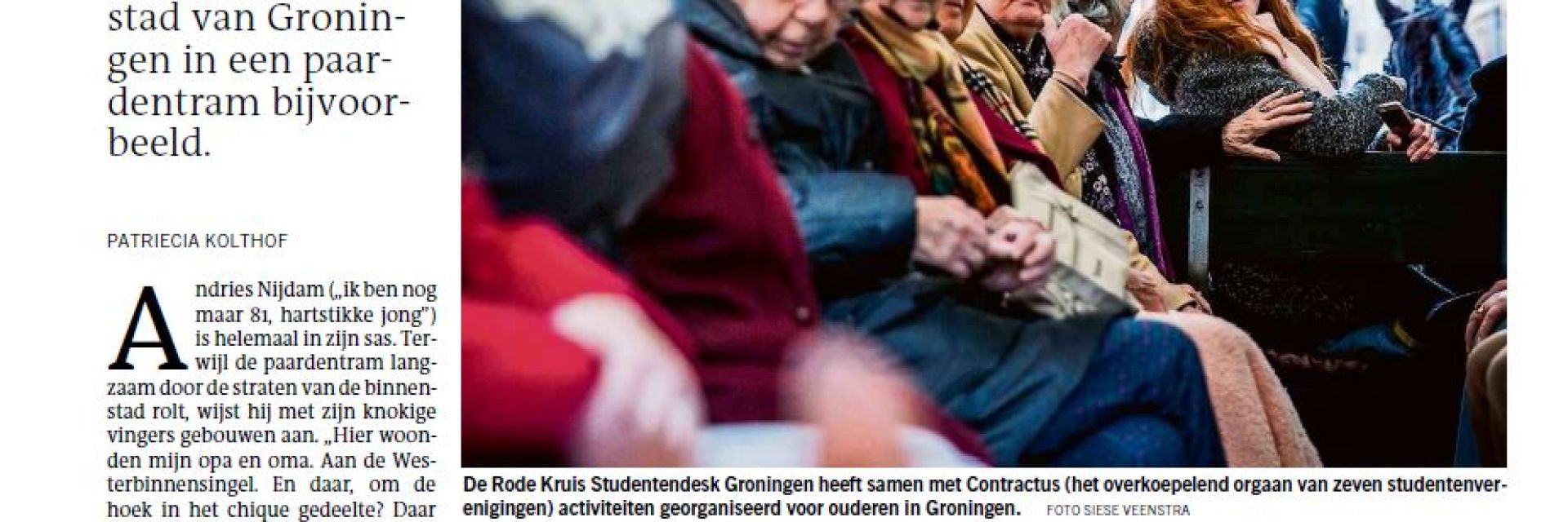 In paardentram door Groningen