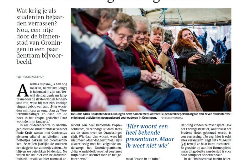 In paardentram door Groningen