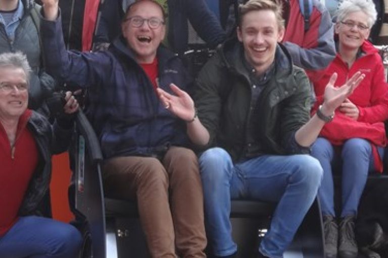 Fietstocht in de Riksja